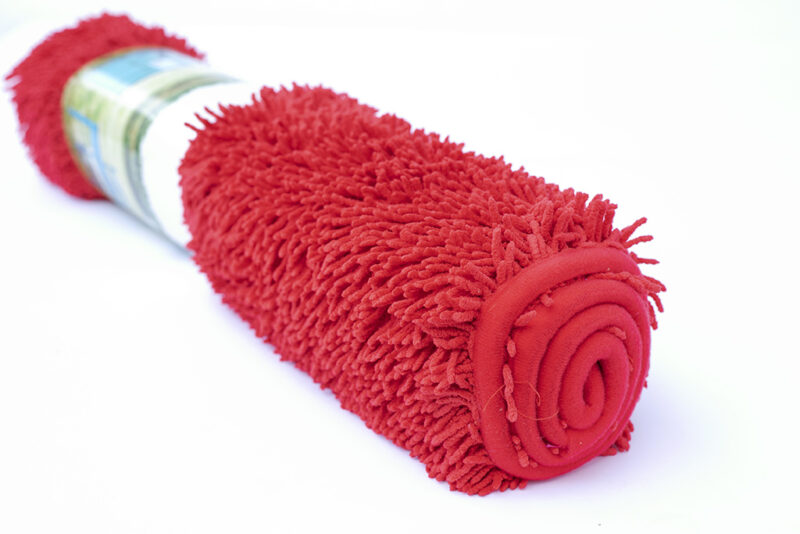 שטיח אמבט שאגי אדום
