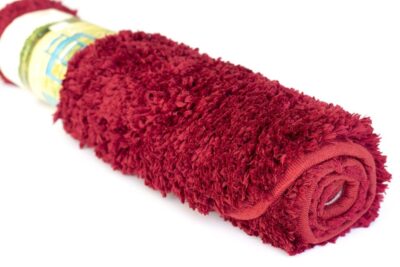 שטיח אמבטיה בצבע בורדו