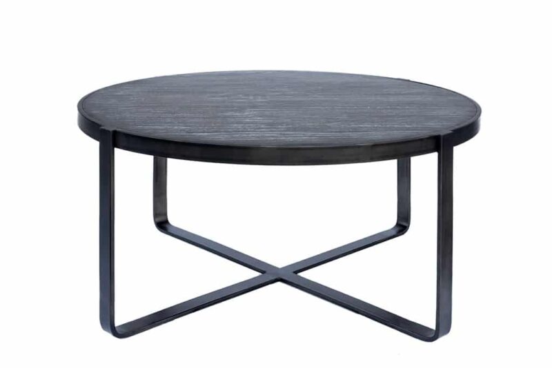 שולחן שחור מעוצב לסלון