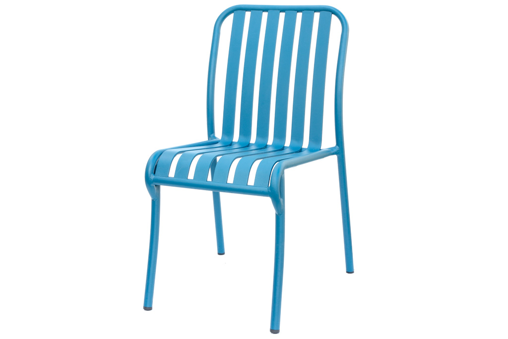 כסאות אלומיניום כחול