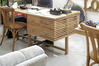 שולחן משרד מעץ